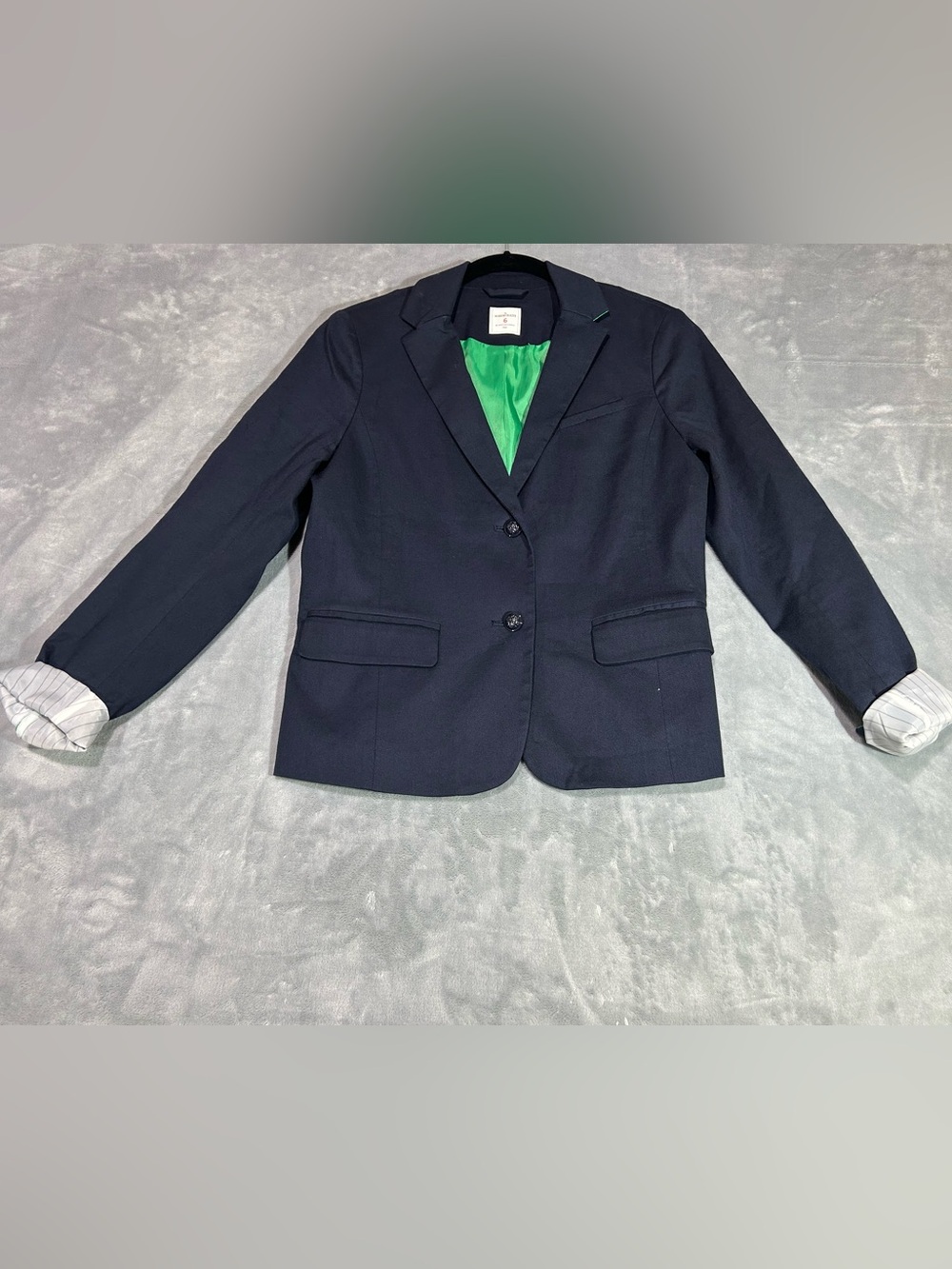Gap The Academy Blazer Navy Blue Size 6 Classic Academia Preppy
